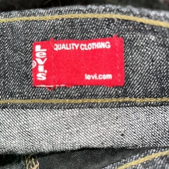 Levi's Blue Jean Camp Shorts Pockets & Stretch Medium Wash Denim Misses Size 14 - Picture 7 of 8